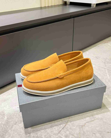 Prada Summer Suede Loafers