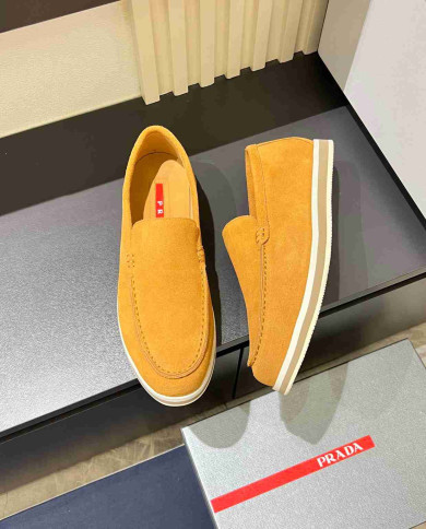 Prada Summer Suede Loafers
