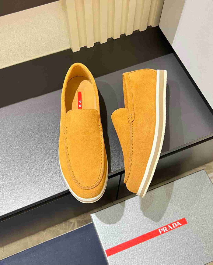 Prada Summer Suede Loafers