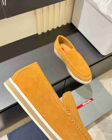 Prada Summer Suede Loafers