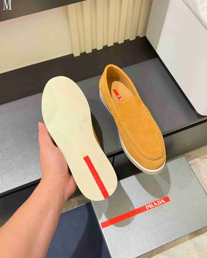 Prada Summer Suede Loafers
