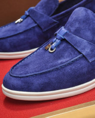 Lora Piana Couple style business loafers cowhide