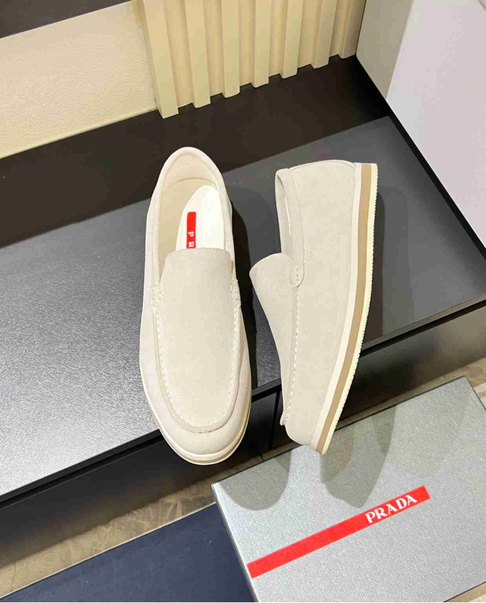 Prada Summer Suede Loafers
