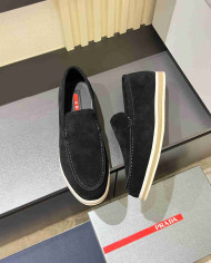 Prada Summer Suede Loafers
