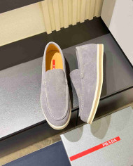 Prada Summer Suede Loafers