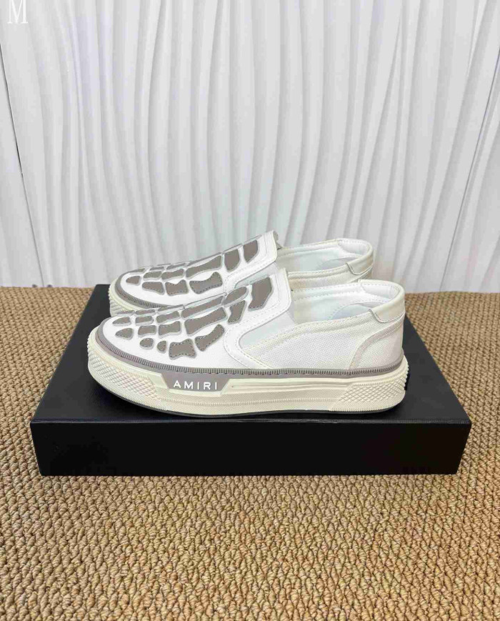 Amiri Skel Top Skeleton Slip On Casual Shoes