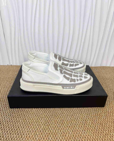 Amiri Skel Top Skeleton Slip On Casual Shoes