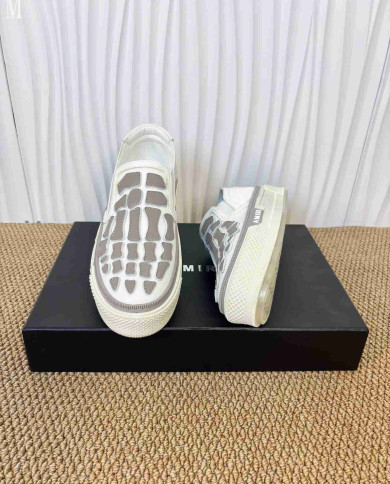 Amiri Skel Top Skeleton Slip On Casual Shoes