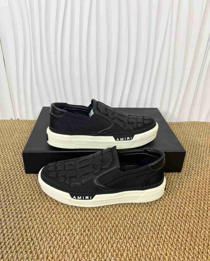 Amiri Skel Top Skeleton Slip On Casual Shoes