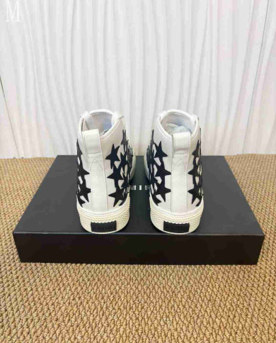 AMIRI Stars Print High Top Casual Sneakers