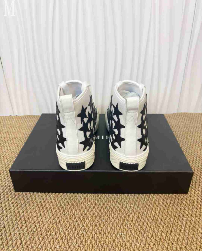 AMIRI Stars Print High Top Casual Sneakers
