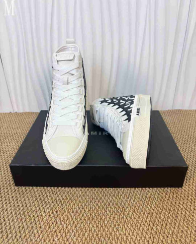 AMIRI Stars Print High Top Casual Sneakers