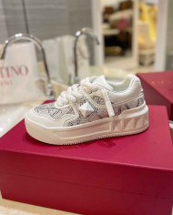 Valentino Garavani One Stud Sequin Casual Sneakers