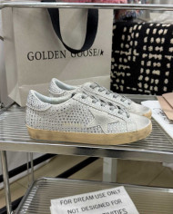 Golden Goose Superstar Series Rhinestone Casual Shoes
