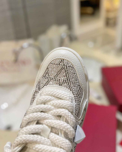 Valentino Garavani One Stud Sequin Casual Sneakers