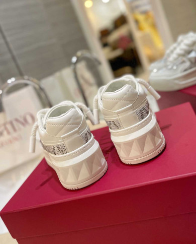 Valentino Garavani One Stud Sequin Casual Sneakers