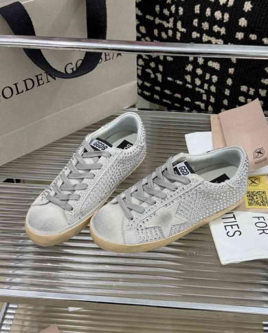 Golden Goose Superstar Series Rhinestone Casual Shoes