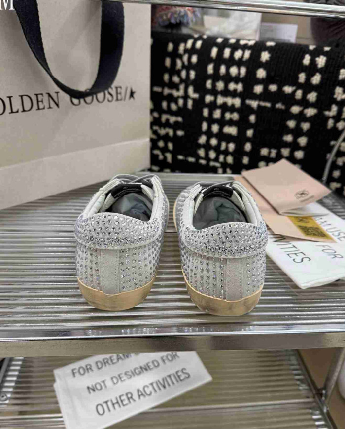 Golden Goose Superstar Series Rhinestone Casual Shoes