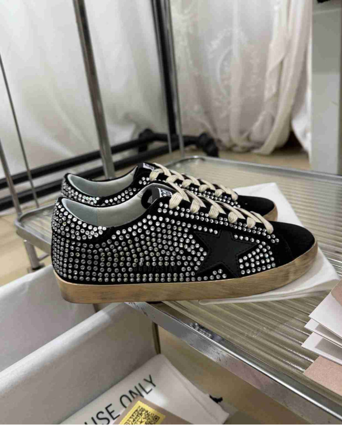 Golden Goose Superstar Series Rhinestone Casual Shoes