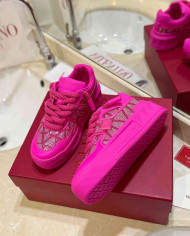 Valentino Garavani One Stud Sequin Casual Sneakers