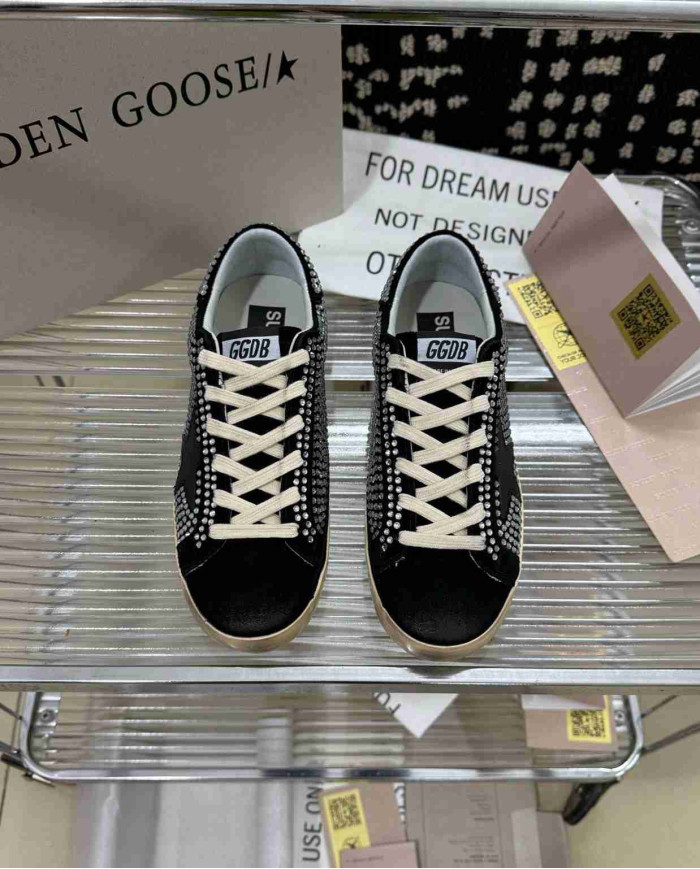 Golden Goose Superstar Series Rhinestone Casual Shoes