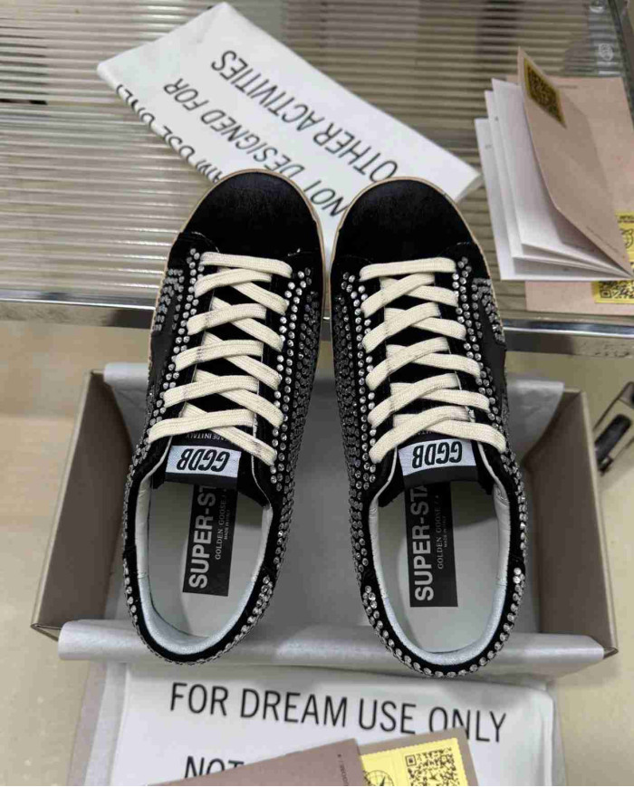 Golden Goose Superstar Series Rhinestone Casual Shoes