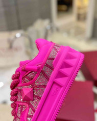 Valentino Garavani One Stud Sequin Casual Sneakers