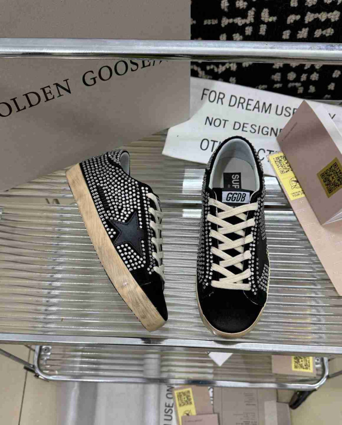 Golden Goose Superstar Series Rhinestone Casual Shoes