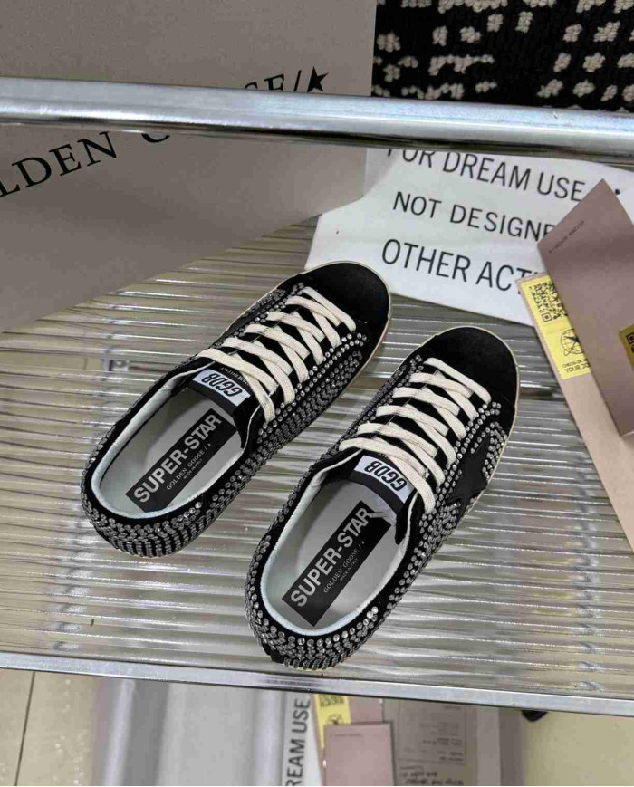 Golden Goose Superstar Series Rhinestone Casual Shoes