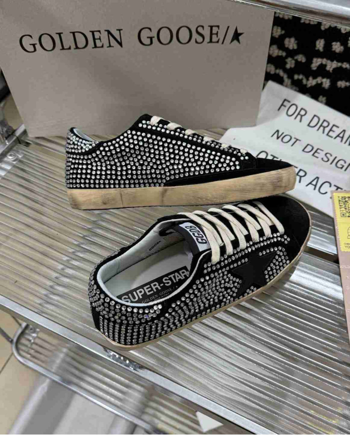 Golden Goose Superstar Series Rhinestone Casual Shoes