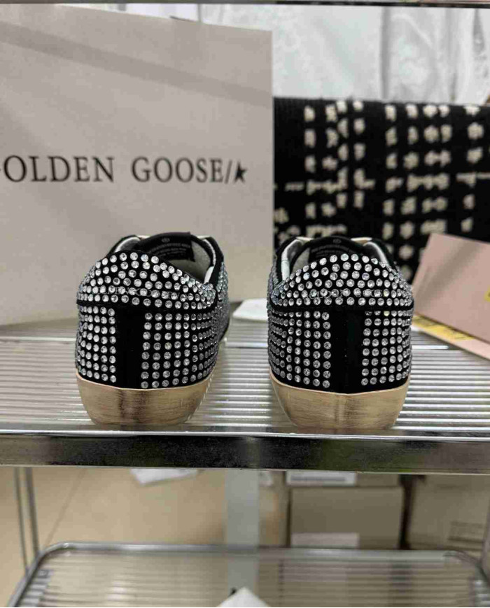 Golden Goose Superstar Series Rhinestone Casual Shoes