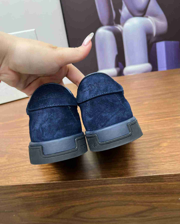 Dolce & Gabbana Perforated Suede Casual Sneakers