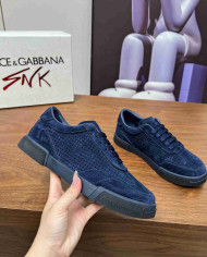 Dolce & Gabbana Perforated Suede Casual Sneakers