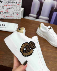 Dolce & Gabbana DG Logo Lace Up Sneakers