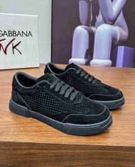 Dolce & Gabbana Perforated Suede Casual Sneakers