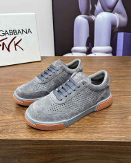 Dolce & Gabbana Perforated Suede Casual Sneakers
