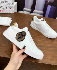 Dolce & Gabbana DG Logo Lace Up Sneakers