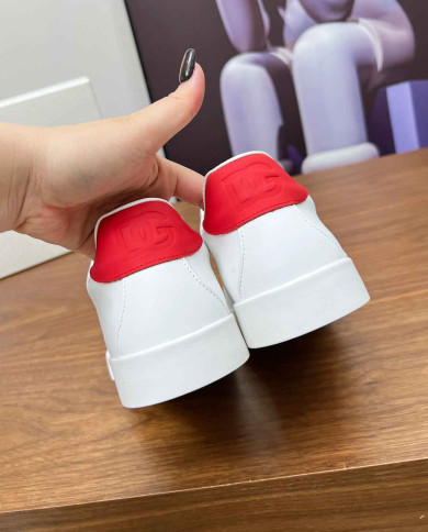 Dolce & Gabbana Classic Perforated Logo Casual Sneakers