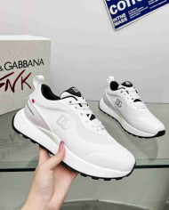 Dolce & Gabbana Logo Mesh Casual Sneakers