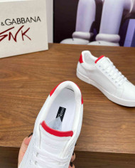 Dolce & Gabbana Classic Perforated Logo Casual Sneakers