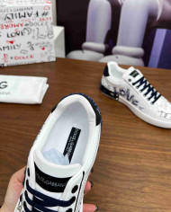 Dolce & Gabbana Graffiti Print Casual Sneakers