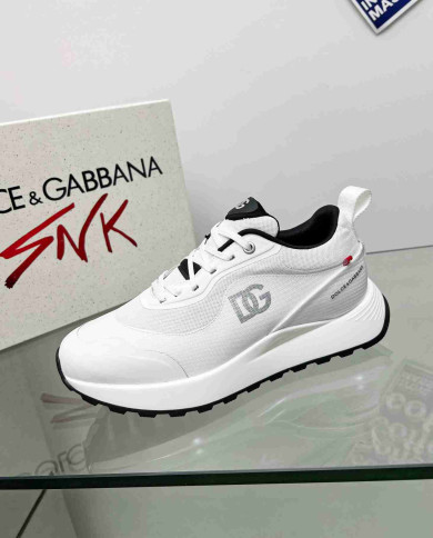 Dolce & Gabbana Logo Mesh Casual Sneakers