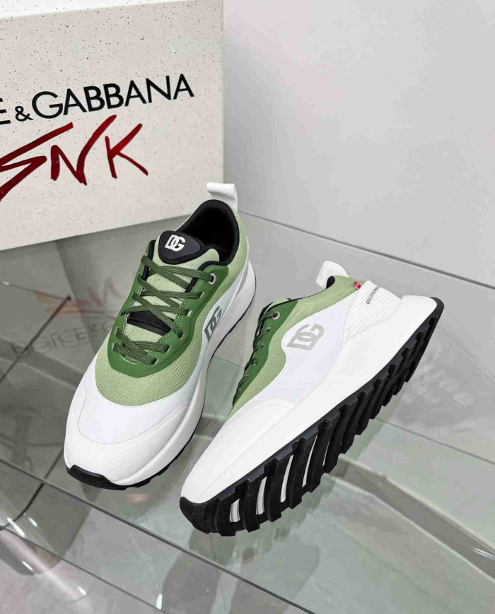 Dolce & Gabbana Logo Mesh Casual Sneakers
