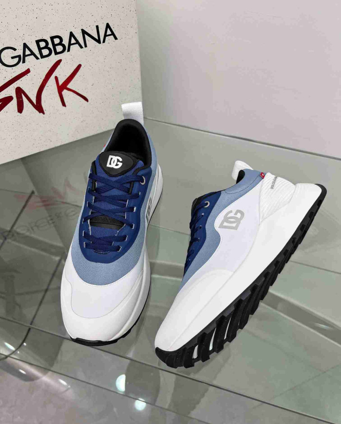 Dolce & Gabbana Logo Mesh Casual Sneakers