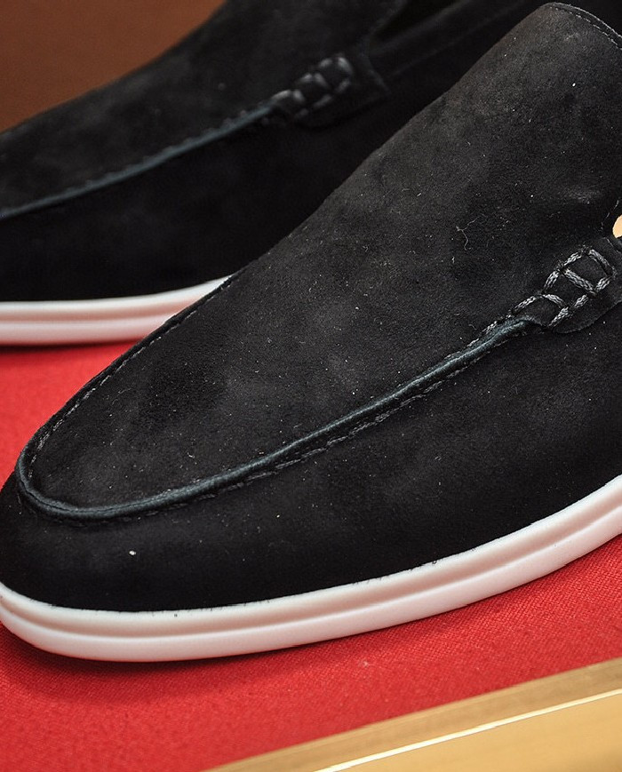 Lora Piana Couple style business loafers cowhide