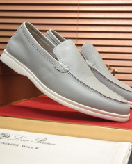 Lora Piana Couple style business loafers cowhide