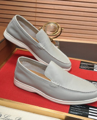 Lora Piana Couple style business loafers cowhide