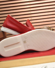Lora Piana Couple style business loafers cowhide