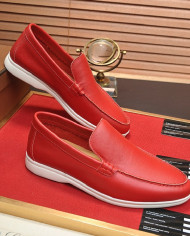 Lora Piana Couple style business loafers cowhide