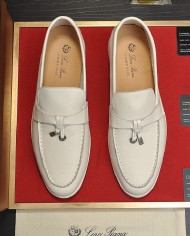 Lora Piana Couple style business loafers cowhide